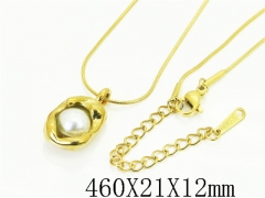 HY Wholesale Stainless Steel 316L Jewelry Hot sale Necklaces-HY48N0144BML