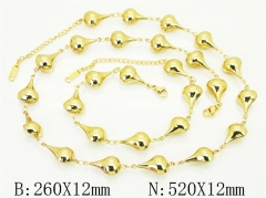 HY Wholesale Stainless Steel 316L Necklaces Bracelets Sets-HY80S0180HPL