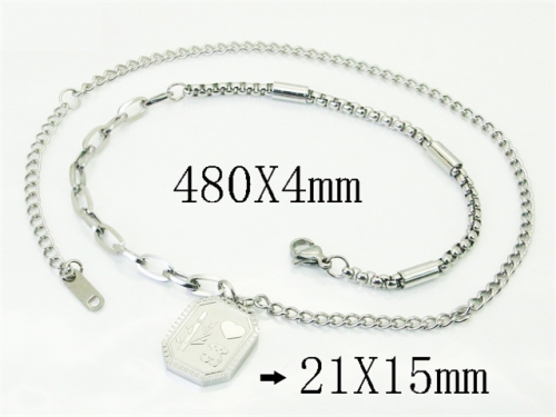 HY Wholesale Stainless Steel 316L Jewelry Hot sale Necklaces-HY80N1047DLL