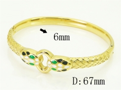 HY Wholesale Bangles Jewelry Stainless Steel 316L Fashion Bangle-HY04B0102HNW