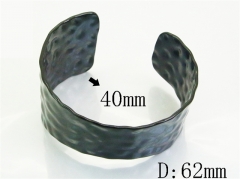 HY Wholesale Bangles Jewelry Stainless Steel 316L Fashion Bangle-HY30B0236HKS