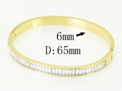 HY Wholesale Bangles Jewelry Stainless Steel 316L Fashion Bangle-HY04B0030HKF