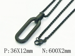 HY Wholesale Stainless Steel 316L Jewelry Hot sale Necklaces-HY49N0025FML