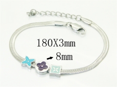 HY Wholesale Bracelets 316L Stainless Steel Jewelry Bracelets-HY04B0003HIS