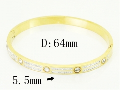 HY Wholesale Bangles Jewelry Stainless Steel 316L Fashion Bangle-HY04B0087HKW