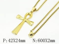 HY Wholesale Stainless Steel 316L Jewelry Hot sale Necklaces-HY49N0009DML