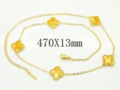 HY Wholesale Stainless Steel 316L Jewelry Hot sale Necklaces-HY62N0595OR