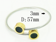 HY Wholesale Bangles Jewelry Stainless Steel 316L Fashion Bangle-HY38B1015PF