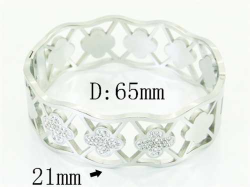 HY Wholesale Bangles Jewelry Stainless Steel 316L Fashion Bangle-HY80B2164H1L