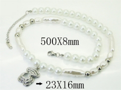 HY Wholesale Stainless Steel 316L Jewelry Hot sale Necklaces-HY80N1045OB