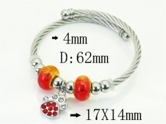 HY Wholesale Bangles Jewelry Stainless Steel 316L Fashion Bangle-HY38B0971HBB