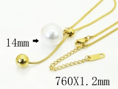 HY Wholesale Stainless Steel 316L Jewelry Hot sale Necklaces-HY32N0902OL