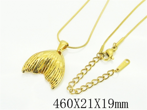 HY Wholesale Stainless Steel 316L Jewelry Hot sale Necklaces-HY48N0118MT