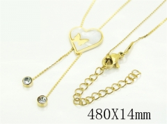 HY Wholesale Stainless Steel 316L Jewelry Hot sale Necklaces-HY49N0033LF