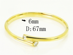 HY Wholesale Bangles Jewelry Stainless Steel 316L Fashion Bangle-HY04B0106HKD