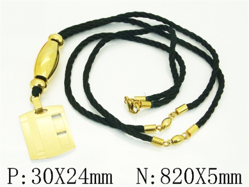 HY Wholesale Stainless Steel 316L Jewelry Hot sale Necklaces-HY52N0223IKD