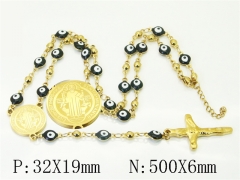 HY Wholesale Stainless Steel 316L Jewelry Hot sale Necklaces-HY24N0155HIL