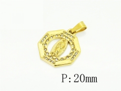 HY Wholesale Pendant Jewelry 316L Stainless Steel Jewelry Pendant-HY12P2217ME