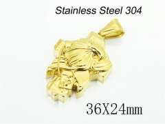 HY Wholesale Pendant Jewelry 316L Stainless Steel Jewelry Pendant-HY61P0201BML