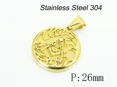 HY Wholesale Pendant Jewelry 316L Stainless Steel Jewelry Pendant-HY61P0194XML