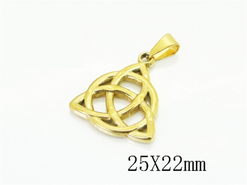 HY Wholesale Pendant Jewelry 316L Stainless Steel Jewelry Pendant-HY62P0441IF