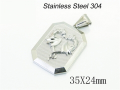 HY Wholesale Pendant Jewelry 316L Stainless Steel Jewelry Pendant-HY61P0257LY