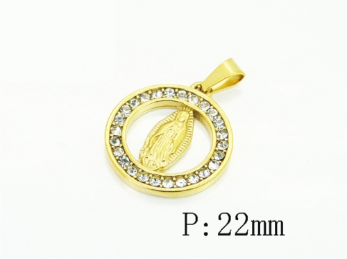 HY Wholesale Pendant Jewelry 316L Stainless Steel Jewelry Pendant-HY12P2211MR