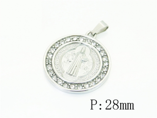 HY Wholesale Pendant Jewelry 316L Stainless Steel Jewelry Pendant-HY12P2196MS