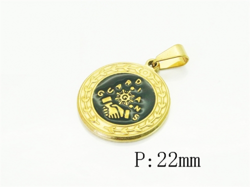 HY Wholesale Pendant Jewelry 316L Stainless Steel Jewelry Pendant-HY62P0491TIL