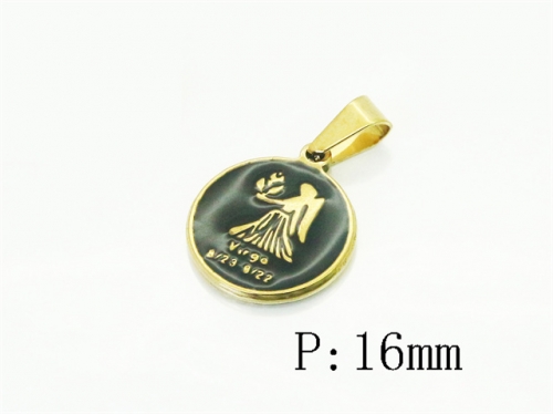 HY Wholesale Pendant Jewelry 316L Stainless Steel Jewelry Pendant-HY62P0494IV