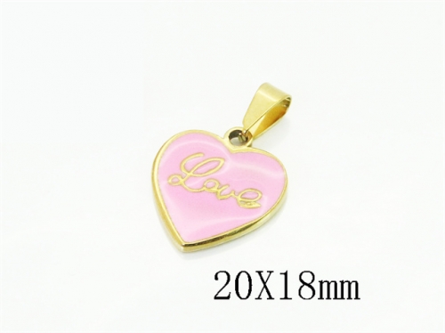 HY Wholesale Pendant Jewelry 316L Stainless Steel Jewelry Pendant-HY62P0465SIL