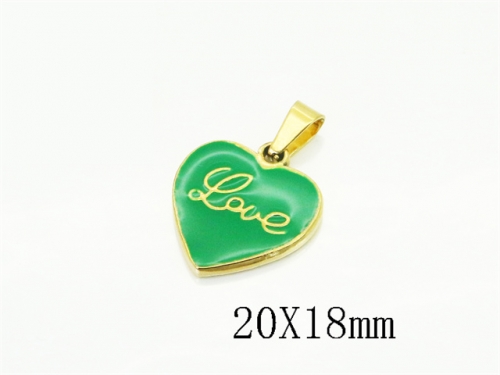 HY Wholesale Pendant Jewelry 316L Stainless Steel Jewelry Pendant-HY62P0467SIL