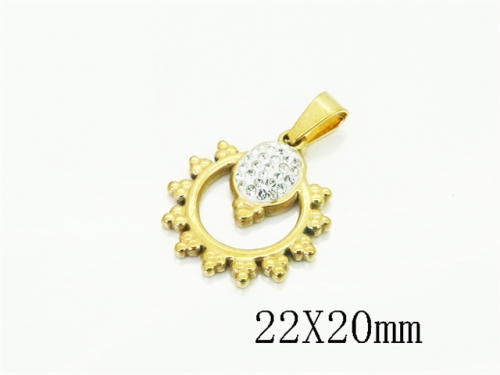 HY Wholesale Pendant Jewelry 316L Stainless Steel Jewelry Pendant-HY62P0462JX