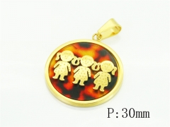 HY Wholesale Pendant Jewelry 316L Stainless Steel Jewelry Pendant-HY51P0595MF