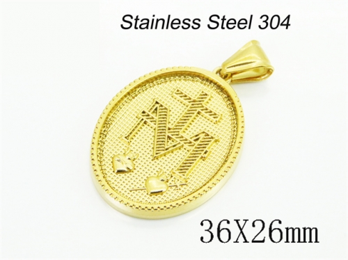 HY Wholesale Pendant Jewelry 316L Stainless Steel Jewelry Pendant-HY61P0209UML