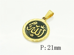 HY Wholesale Pendant Jewelry 316L Stainless Steel Jewelry Pendant-HY62P0490SIL