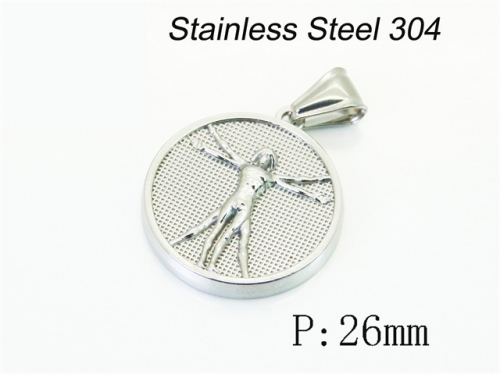 HY Wholesale Pendant Jewelry 316L Stainless Steel Jewelry Pendant-HY61P0247LX