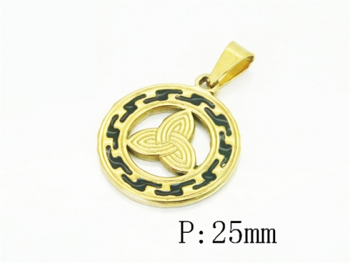 HY Wholesale Pendant Jewelry 316L Stainless Steel Jewelry Pendant-HY62P0489XIL