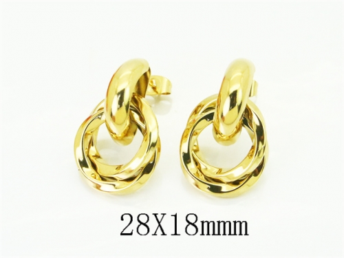 HY Wholesale Earrings Jewelry 316L Stainless Steel Earrings Jewelry-HY30E2530OL