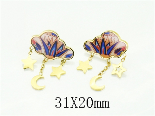 HY Wholesale Earrings Jewelry 316L Stainless Steel Earrings Jewelry-HY32E0755OL