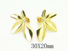 HY Wholesale Earrings Jewelry 316L Stainless Steel Earrings Jewelry-HY60E2166GJL