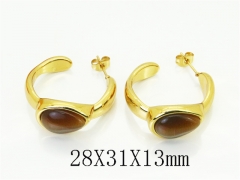 HY Wholesale Earrings Jewelry 316L Stainless Steel Earrings Jewelry-HY80E1886OB