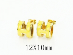 HY Wholesale Earrings Jewelry 316L Stainless Steel Earrings Jewelry-HY35E0240MA