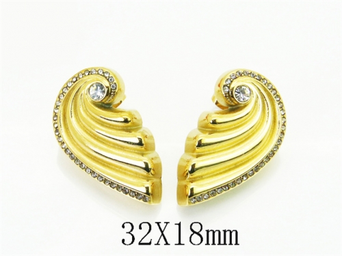 HY Wholesale Earrings Jewelry 316L Stainless Steel Earrings Jewelry-HY30E2607HJF