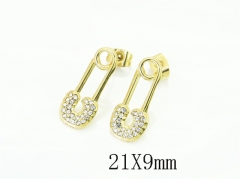 HY Wholesale Earrings Jewelry 316L Stainless Steel Earrings Jewelry-HY51E0595MS