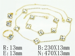 HY Wholesale Jewelry Set 316L Stainless Steel jewelry Set Fashion Jewelry-HY35S0141HLA