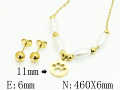 HY Wholesale Jewelry Set 316L Stainless Steel jewelry Set Fashion Jewelry-HY91S1870OV