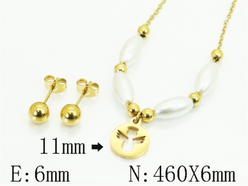 HY Wholesale Jewelry Set 316L Stainless Steel jewelry Set Fashion Jewelry-HY91S1867OZ