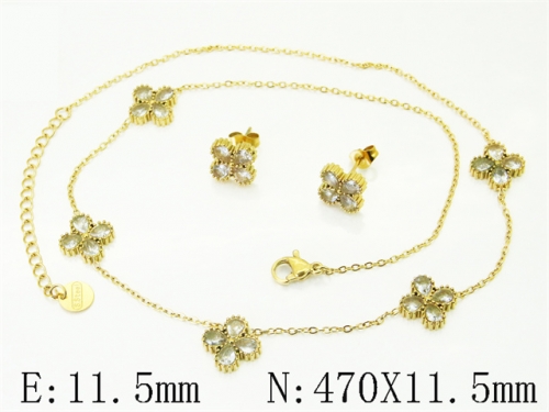 HY Wholesale Jewelry Set 316L Stainless Steel jewelry Set Fashion Jewelry-HY32S0269HKF