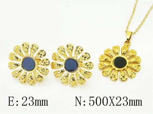 HY Wholesale Jewelry Set 316L Stainless Steel jewelry Set Fashion Jewelry-HY62S0590NG